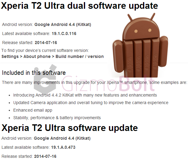 Xperia T2 Ultra 19.1.A.0.473 firmware