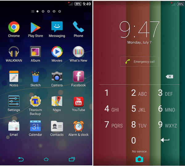 Xperia Theme Colormix