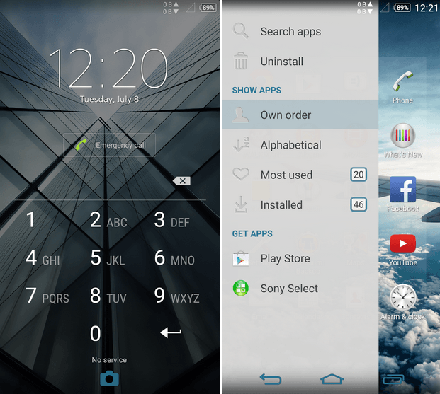  Xperia Theme Upsky apk