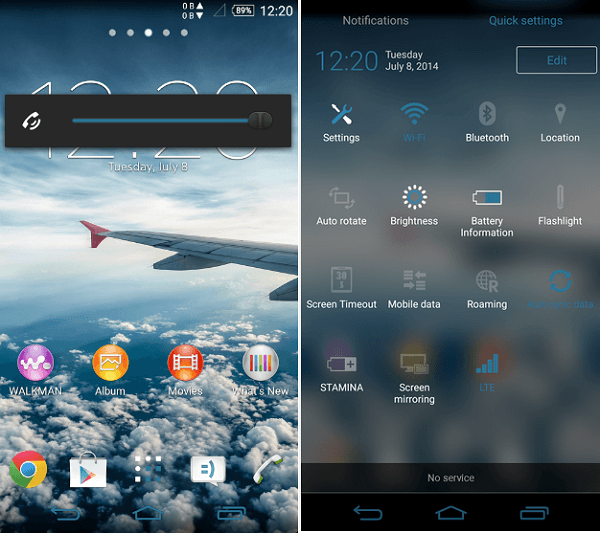  Xperia Theme Upsky