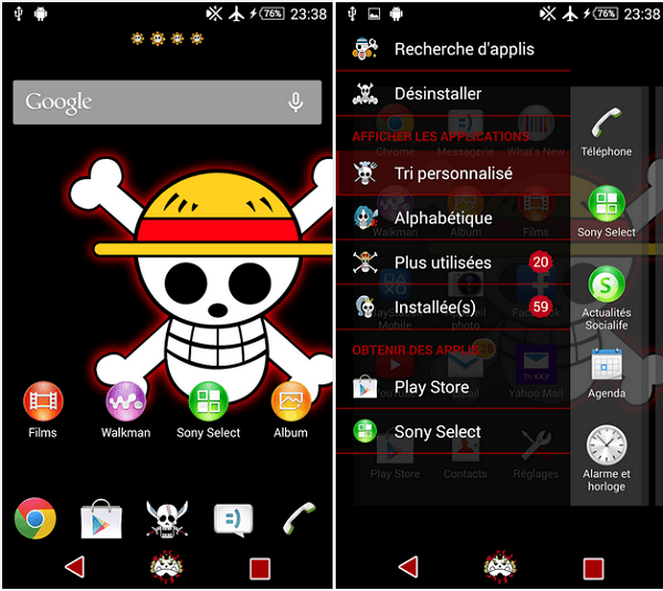 Xperia theme Pirate