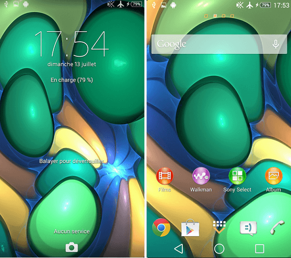 Xperia theme Bubble apk