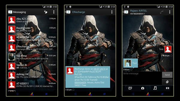 Install Xperia Assassin's Creed 4 theme