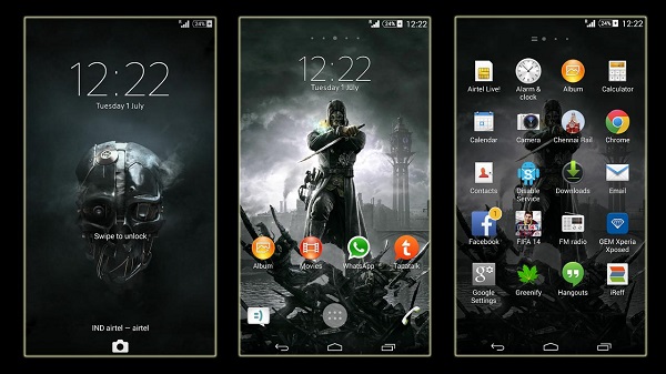 Xperia Dishonored theme