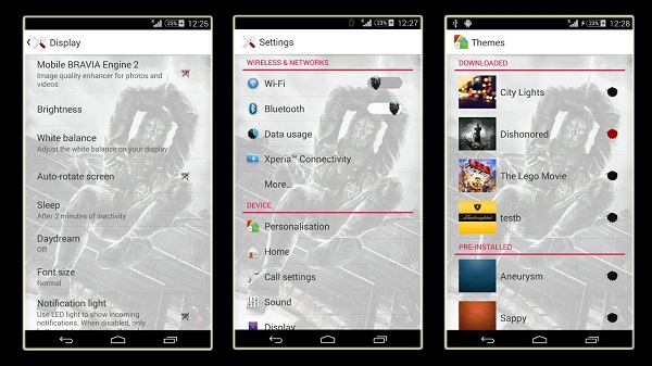 Xperia Dishonored theme apk