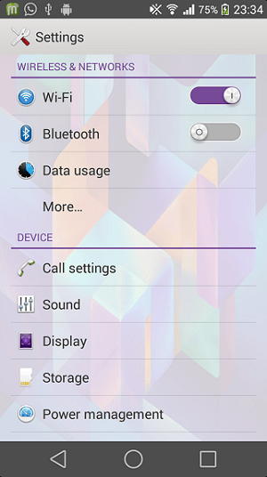 Xperia Android L7 Theme