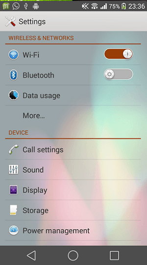 Xperia Android L9 Theme