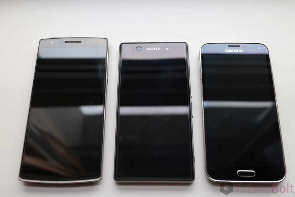 Galaxy S5 vs OnePlus One vs Xperia Z1 Build quality