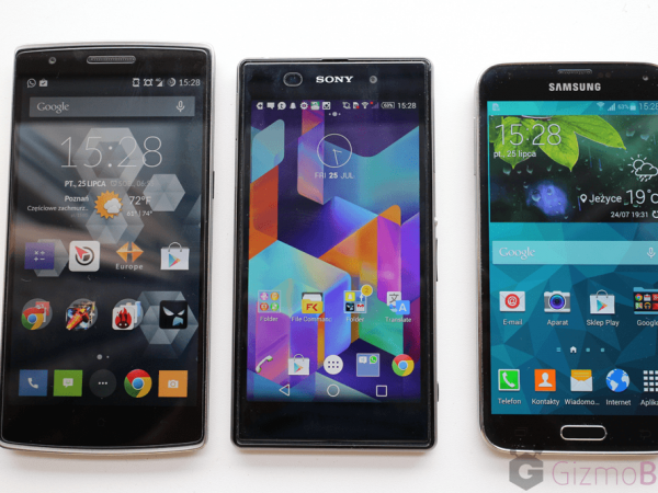 Galaxy S5 vs OnePlus One vs Xperia Z1 display quality