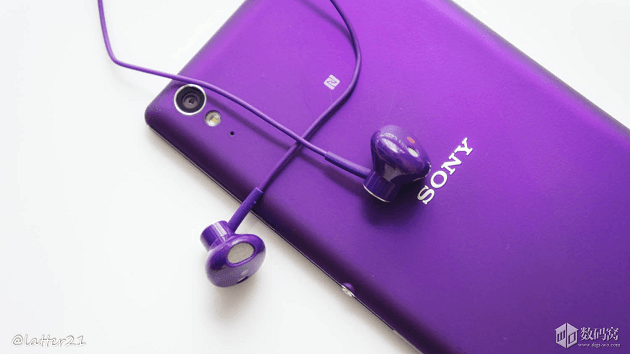 Purple Sony STH30 headset