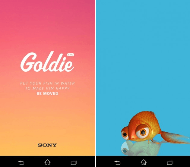 Download Sony Underwater app Goldie apk