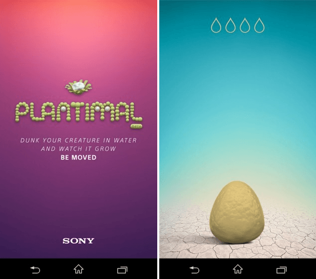 Download Sony Underwater app Plantimal apk