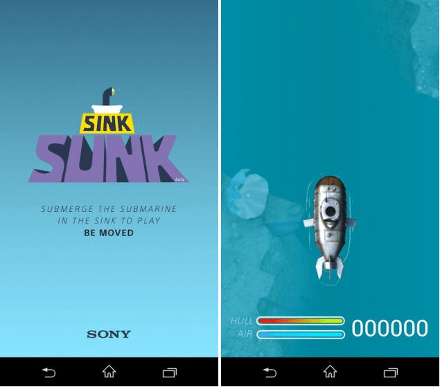 Download Sony Underwater app Sink Sunk apk