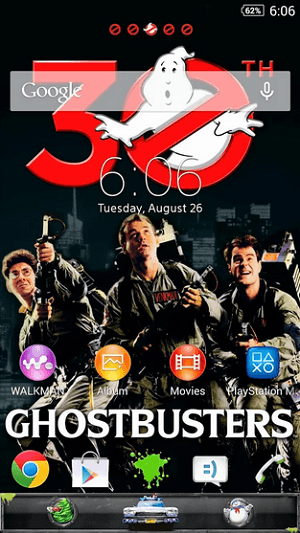 Download Xperia Ghostbusters theme