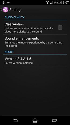 Walkman 8.4.A.1.5  apk