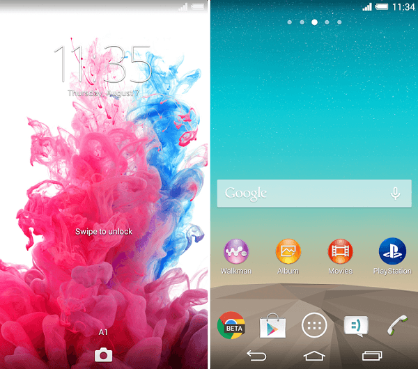 Xperia LG G3 Theme