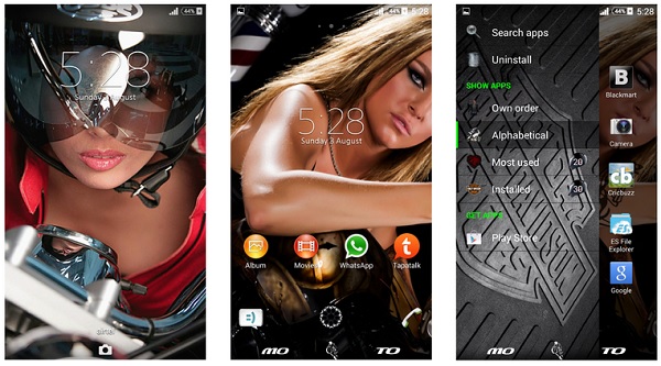 Xperia Moto Love theme