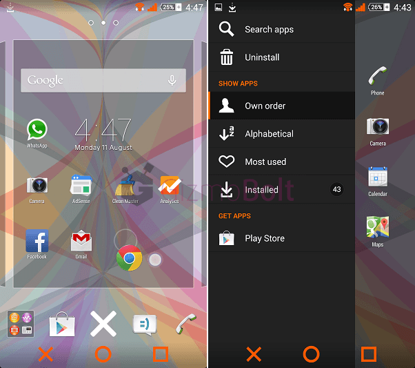 Xperia Theme Orangecrush apk