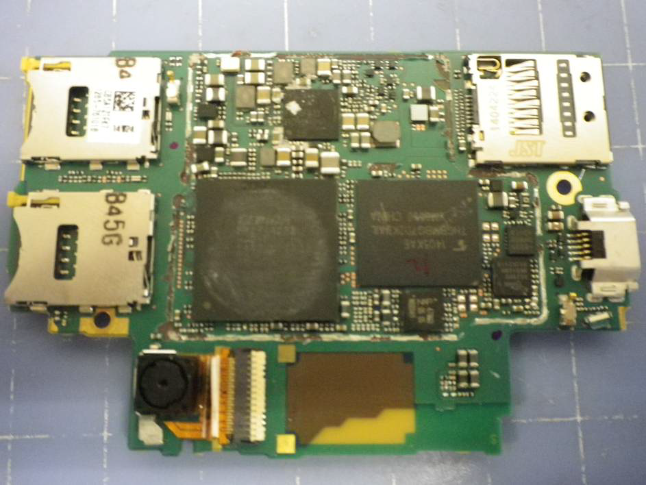 Xperia Z3 Processor dismantled
