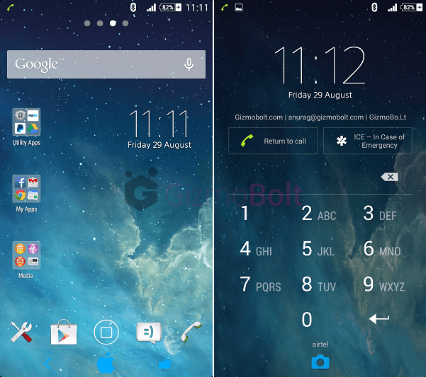 Xperia Day and Night iOS 7 Theme