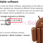 Xperia T2 Ultra Android 4.4.3 19.1.1.A.0.165, 19.1.1.C.0.56 firmware update rolling.