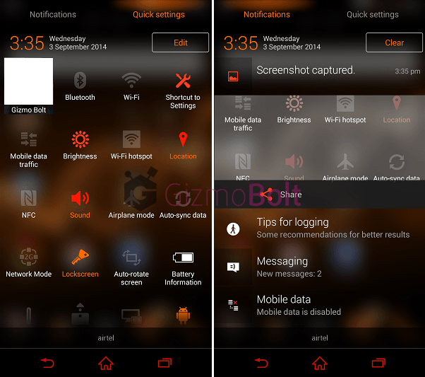 Download Burnt Orange Xperia Theme