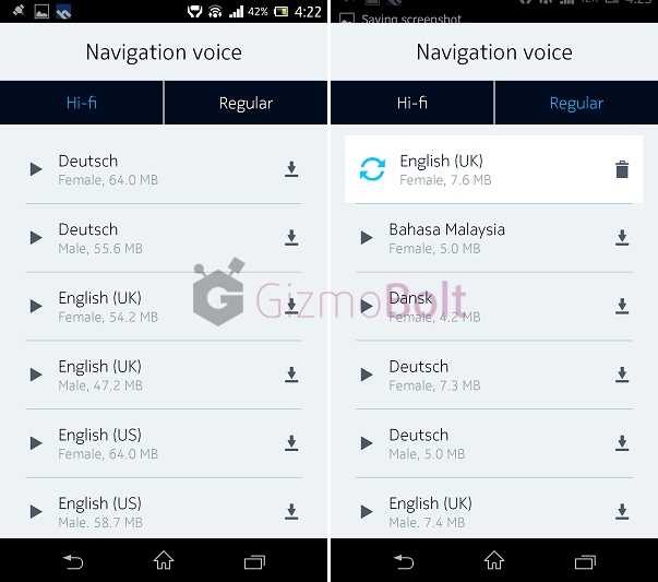 Nokia HERE Maps Navigation voice drive