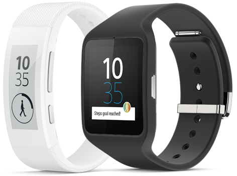 White Sony SmartBand Talk SWR30