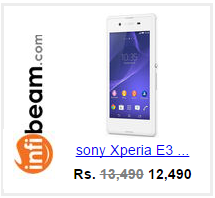 Xperia E3 Dual at Infibeam