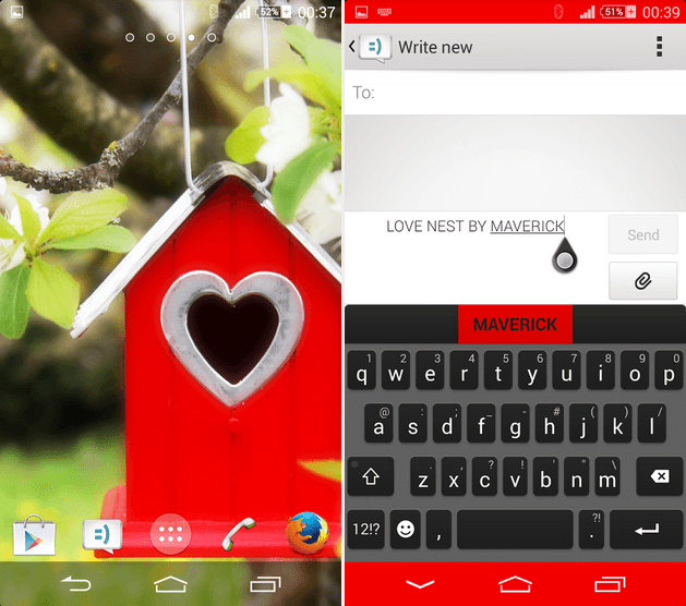 Xperia Love Nest Theme