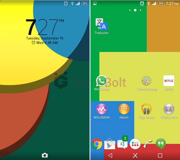 Xperia XYellow Theme