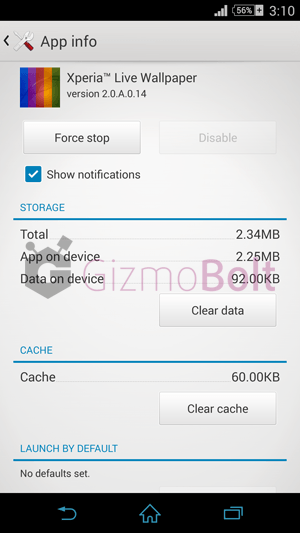 Xperia Z3 Live Wallpaper 2.0.A.0.14