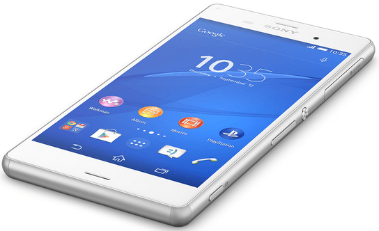 Xperia Z3 White hands on