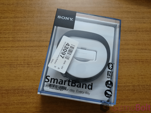 Sony SmartBand SWR10 Box