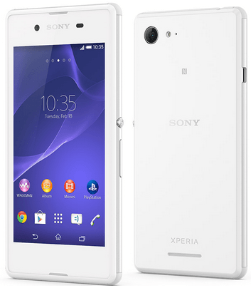 White Xperia E3