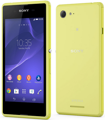 Yellow Xperia E3