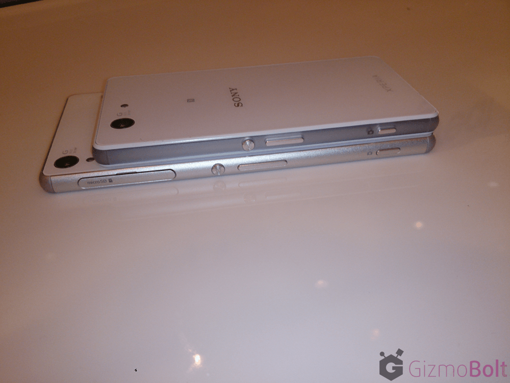 Elegant White Xperia Z3 compact hands on