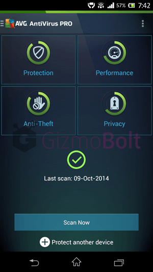 AVG AntiVirus PRO for Xperia