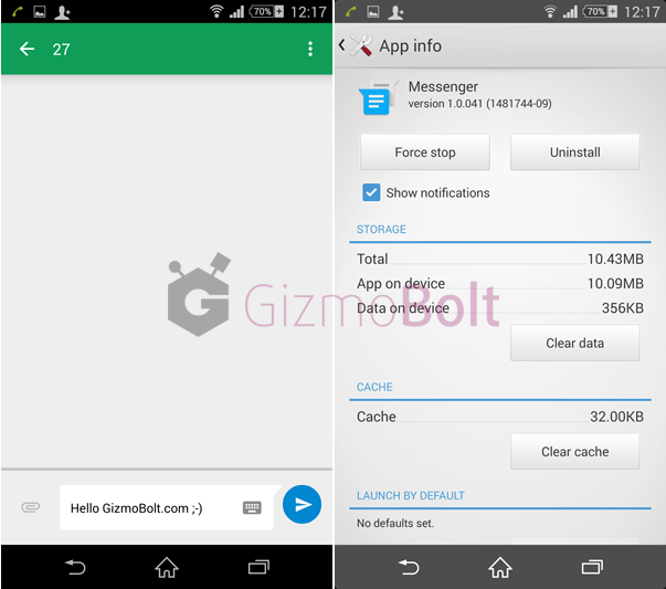 Download Google Messenger app version 1.0.041