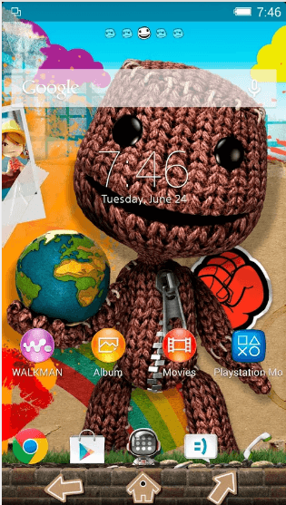 Download Xperia LittleBigPlanet Theme