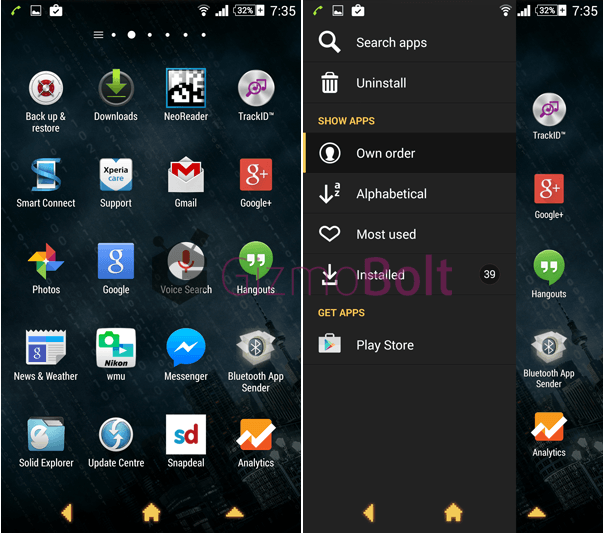 Download Xperia Who Am I Theme