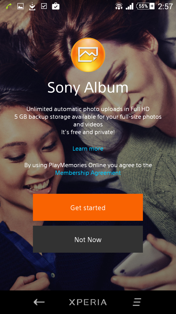 Sony Album 6.5.A.0.10 update rolling