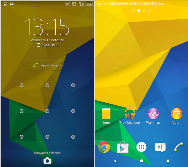 Xperia Lollipop theme