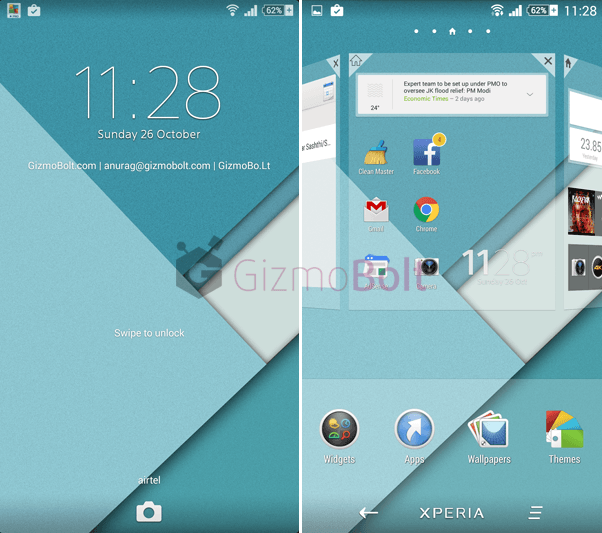 Xperia MateriaL theme