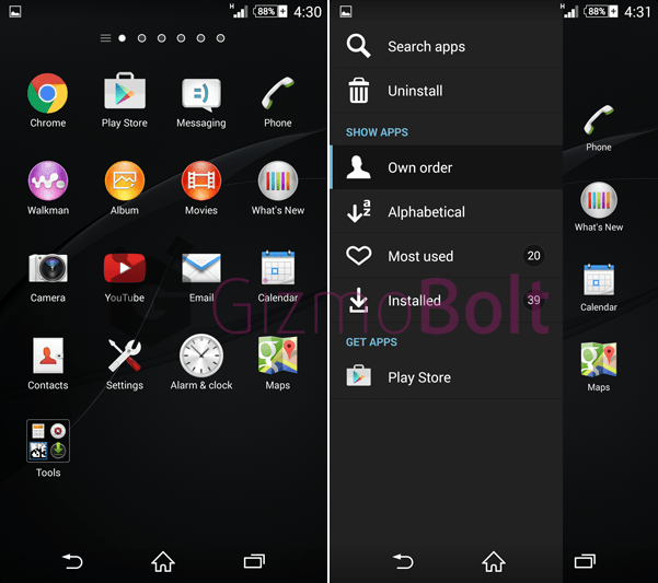 Xperia Style Cover Window Black Theme apk