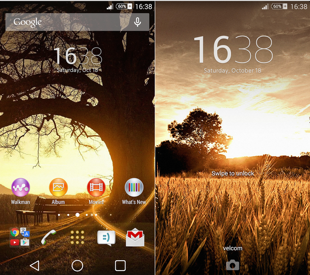 Xperia Sunset Theme