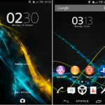 Install eXperiance Xperia Theme Ice Line