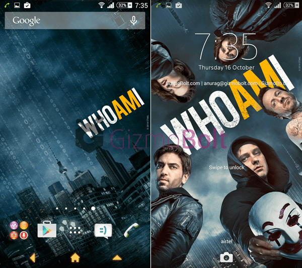 Xperia Who Am I Theme