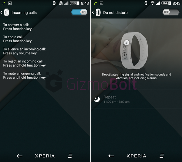 Xperia Z2 SmartBand Talk SWR30 1.0.0.435 app