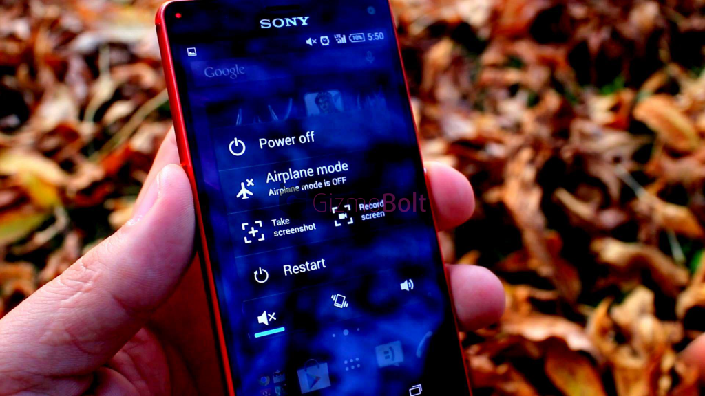 Xperia Z3 Compact Record Screen feature